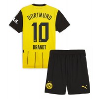 Borussia Dortmund Julian Brandt #10 Replika babykläder Hemmaställ Barn 2024-25 Kortärmad (+ korta byxor)